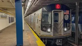 R160 E Trains via the F Line at Sutphin Blvd
