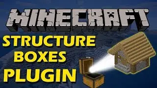 Put buildings into chests in Minecraft with Structure Boxes Plugin
