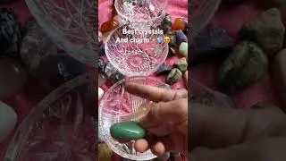 🌈💎ASMR Crystals for luck and Prosperity✨😍#crystals #asmr #asmrsounds #gemstones #shorts #short