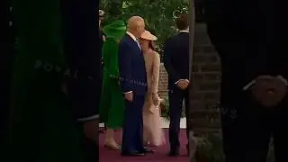Princess Kate greeted  King and Queen with a curtsey during French state visit #katemiddleton