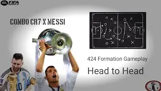 Cara Memakai Formasi 424 Mode H2H | Gameplay Review Fifa Mobile