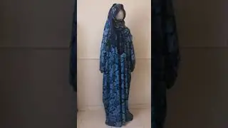 خياطة شرشف صلاة بالسحاب واللفه 8/8.. مبتدئات.. واخذ المقاسات