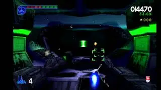 Galaga Destination Earth ps1 gameplay
