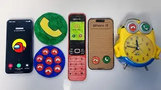 SAMSUNG s24 among us/BIG& a lots buttons/Nokia Folder/iphone 17/alarm clock, wahtsapp+ incoming call