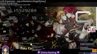 [9.82⭐ 330 BPM] Merami - rog-unlimitation +HDDT FC (98.47% 1206pp) w/ Chat Reaction osu!