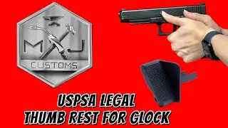 MJ Customs Glock Thumb Rest | USPSA Prod/CO legal | Review