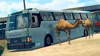 Old Bus Driving in Arabian Deserts | Sudan to Egypt | Euro Truck Simulator 2 | Ets2 | #logitechg29