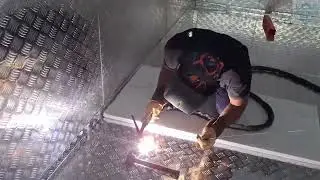 Aluminium tig welding #welding#automobile#aluminiumfabrication 