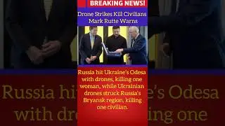 Russia Ukraine Drone Strikes Kill Civilians&nbsp; NATO Warns in Munich#breakingnews #viralnews #ukraine