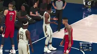NBA 2K23 - Kristaps ignores Kuz's High 5