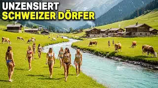 Schweiz: Das Seltsame Leben der Bauern in den Abgelegenen Dörfern der Alpen.