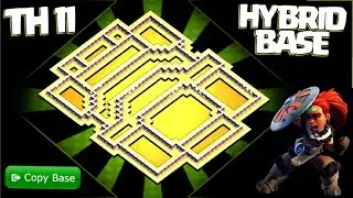 NEW BASE ! TH11 HYBRID BASE 2025 Anti Farming Attack-Town Hall 11 Base COPYLINK-Clash of Clans #1349