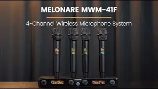 Showcasing: 🎤 MWM-41F-4H 4-Channel UHF Wireless Microphone System