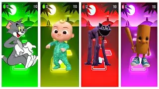 🎶Tiles Hop - Tom vs Cocomelon Baby(JJ) vs Carton Cat vs Tun Tun Baby