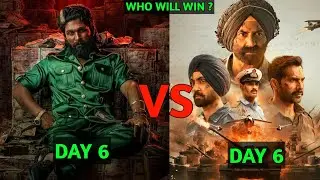 BORDER 2 VS PUSHPA THE RULE BOX OFFICE VERSUS DAY 6