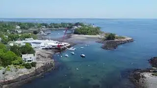 Marblehead Drone 4k. Fort Sewall and Gerry Island.