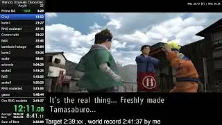 Naruto: Uzumaki Chronicles any% speedrun in 2:41:03