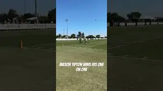 SAINTS TRAINING CAMP DAY 9 MASON TIPTON WINS HIS ONE ON ONE