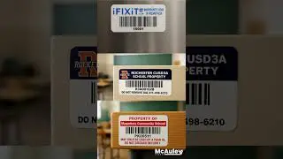 Asset Tags for Equipment - Custom and Durable Labels with Clean Look | McAuley Labels