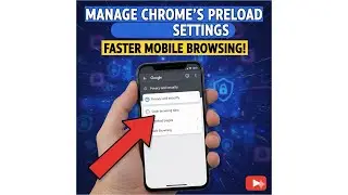 Manage Chrome's preload setting for b faster browsing