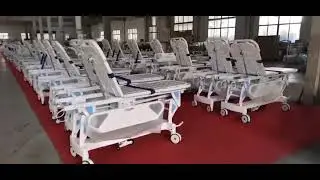 Manual Patient Transfer Stretcher Trolley With Side Rails