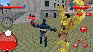 Flying Captain Robot Laser Superhero Crime Battle | Captain Hero Vs Monster Villain Android GamePlay