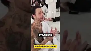 First Reaction of a Tattooed Person Seeing the Ka'bah #RevertStory #Kaaba #TattooStory #HolyLand