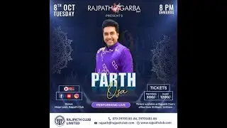 LIVE: RAJPATH CLUB GARBA | Navratri Celebration | Venue - Mega Lawn | 8th oct 2024