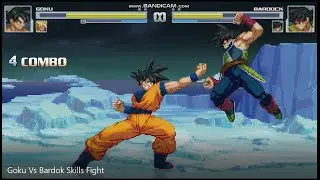 Goku Vs Bardok Skills Fight | Dragon Ball Z Extreme Mugen 2019 V2 | Zohan Gaming.