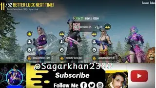 [EN] GLAXY SAGAR KHAN🎄 BATTLE | 2ND EDITION | MR FM GAMING ZONE 😂LIVIK