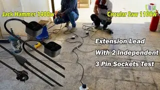 Extension Lead 2 Meter Length With 2 Independent 3 Pin Socket Review and Test