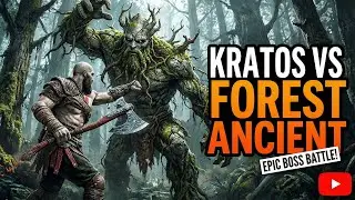 God of War Ragnar&ouml;k - kratovs vs forest ancient