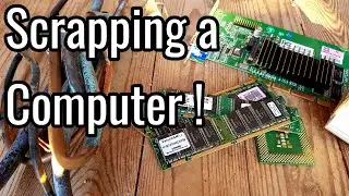 Scrapping a Computer for Copper, Aluminum and Precious Metals !