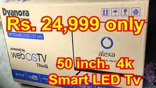 Cheapest LED TV Dyanora WebOS TV Intro