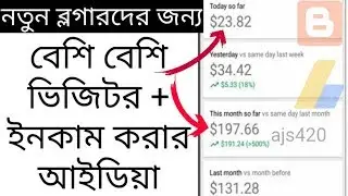 নতুন ব্লগারদের ইনকামের ২টি গোপন টিপস ।।  Make Money Blogging For Beginners