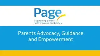 Parents Advocacy Guidance and Empowerment PAGE project information for referrers