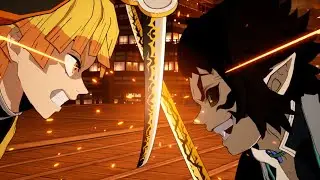 Zenitsu vs Kaigaku Infinity Castle Arc Battle | Demon Slayer Hinokami Chronicles 2