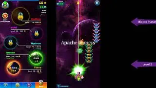 Galaxy Attack Alien Shooter | New Hero Mode | Biotox Planet Level 2 | Tips Tricks For Game Players
