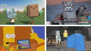 10 Referencias de Minecraft Ocultas en Caricaturas de tu Infancia