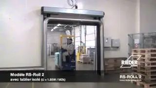 Rieder Systems - Porte rapide &agrave; enroulement RS-Roll 2
