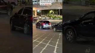 BOLLYWOOD MEGAACTOR SALMAN KHAN&rsquo;S ENTRY IN BULLETPROOF MERCEDES WITH SECURITY @ MUMBAI #SHORTS#INDIA