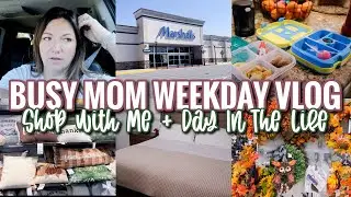 SPEND THE DAY WITH ME | MARSHALLS FALL SHOP WITH ME | DITL MOM OF 3