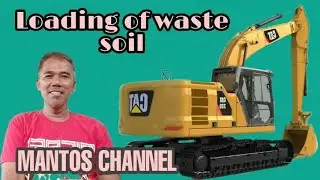Loading of waste soil