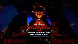 Breaking News 🤯 | #blackclover #anime #animenews #animeupdates #breakingnews #animerelease