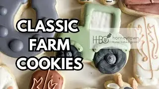 Decorate with me ~ Classic Farm Sugar Cookies ~ Step-by-Step Tutorial 