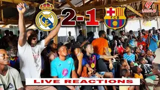 REAL MADRID 2-1 BARCELONA | Live match reactions 