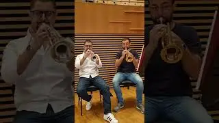 Trumpet section Excerpt -C&eacute;sar Franck composer - Daniel Leal e &Eacute;rico Fonseca.