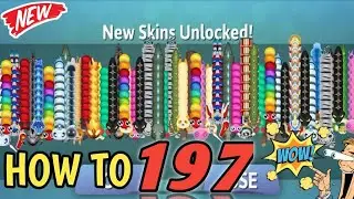 Snake io 🐍#allskin#unlokced#snakeioskins#best collection of the snake io 🐍 total snake 197skins