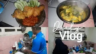 #dailyvlog RUTINITAS IRT ANAK 1 |  MASAK SAYUR TAHU | AYAM GEPREK