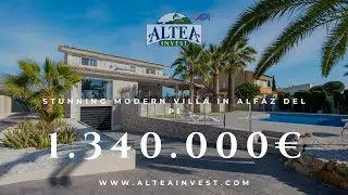 Luxury Villa in Alfaz del Pi 🏡 Modern Design & Spectacular Outdoor Spaces